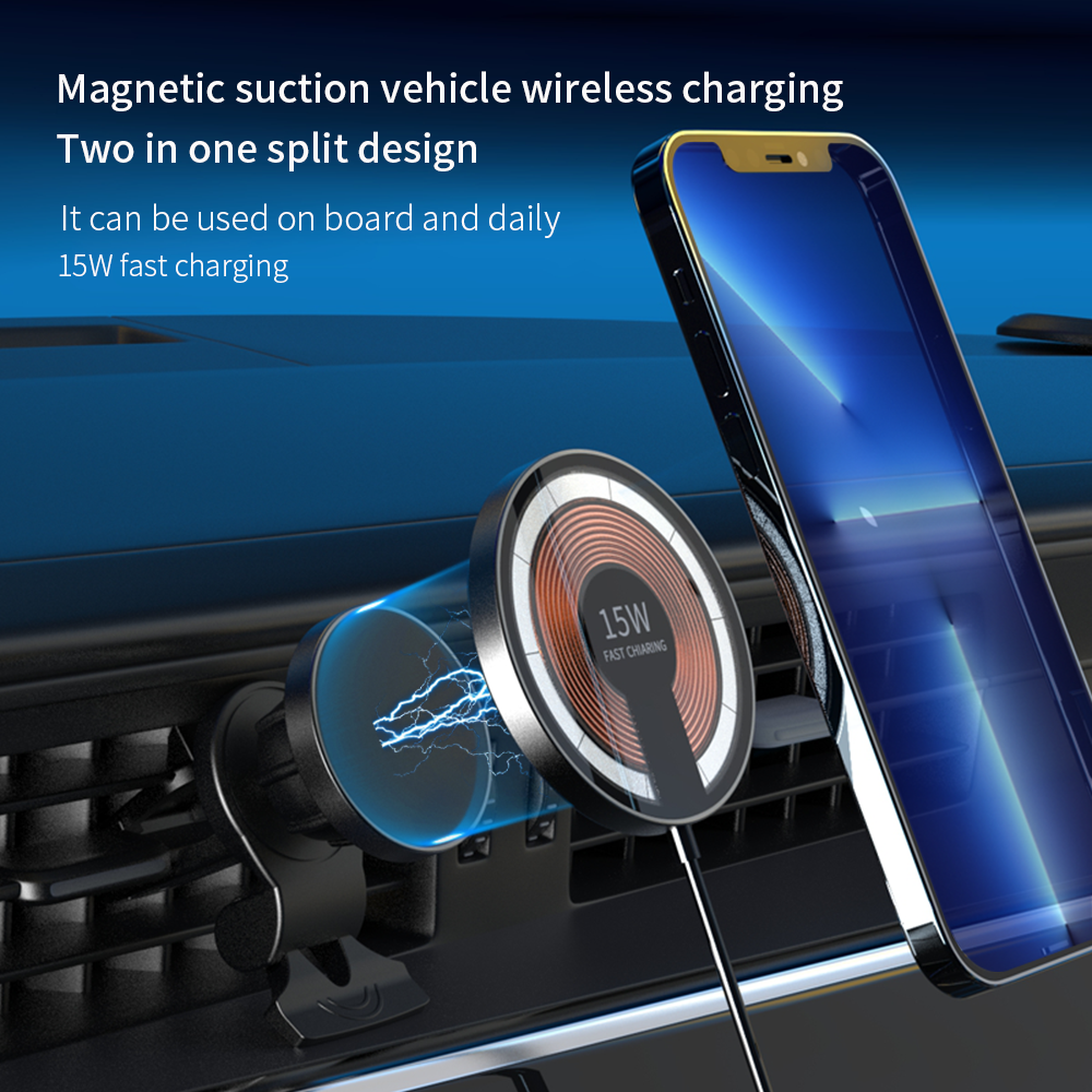 Punk 15W Magnetic Car Wireless Charger