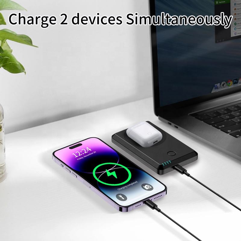 15W 10000mah Magnetic Wireless Charger Power Bank