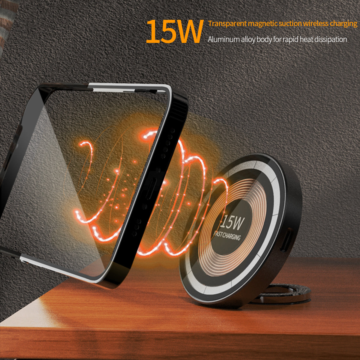 15W Magnetic Wireless Charger Stander