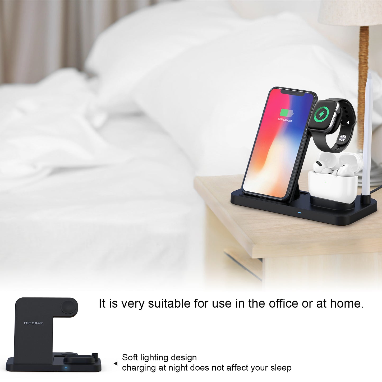 15W 4 in 1 Wireless Charger