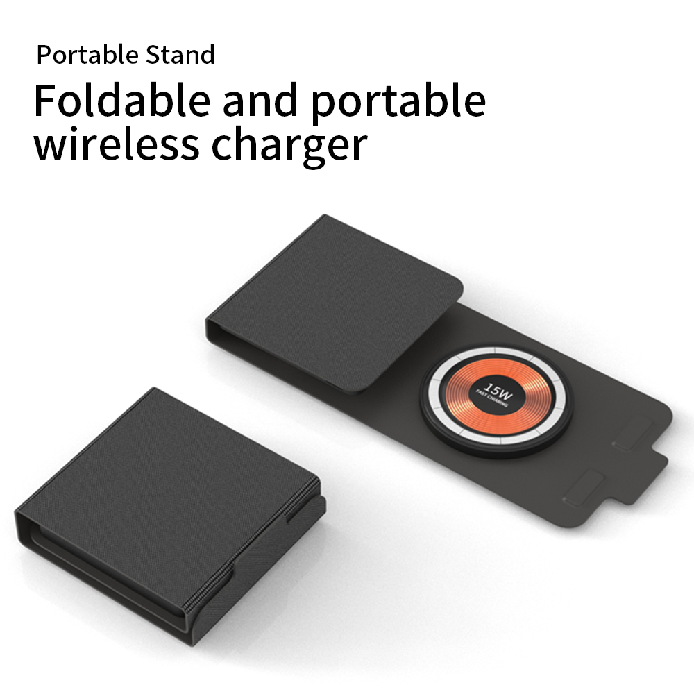 Punk 15W 3 in 1 Magnetic Foldable Wireless Charger