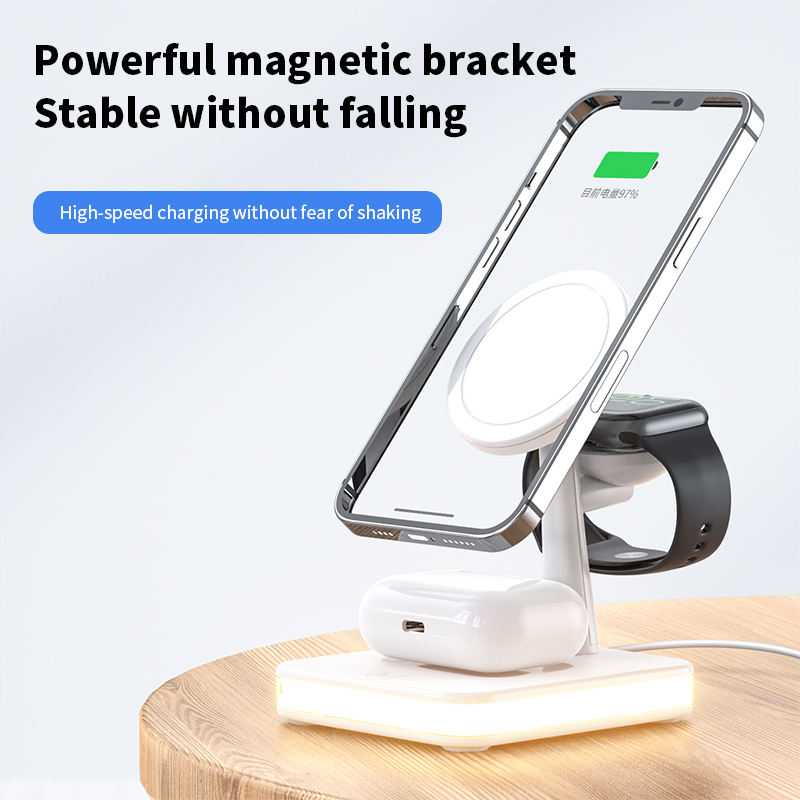 15W 3 in 1 Magnetic Wireless Charger